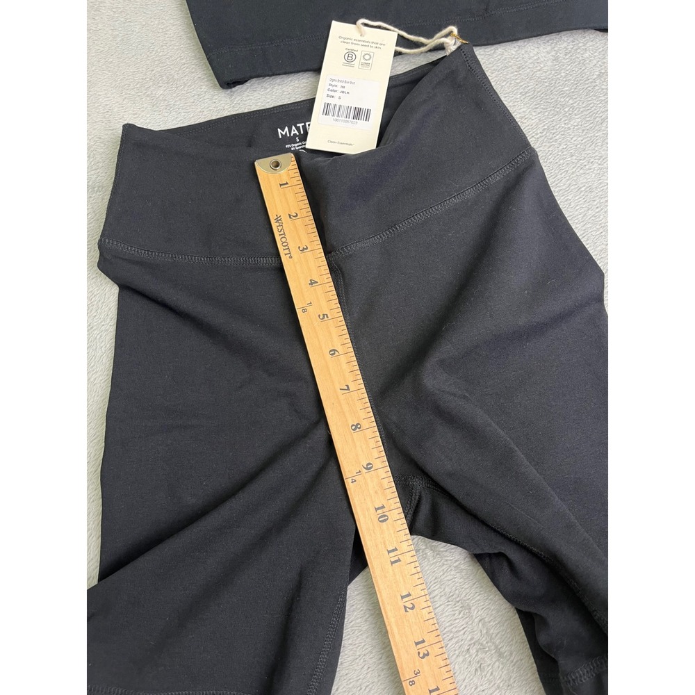 MATE The Label Organic Biker Shorts & Sports Bra Set Activewear Size S - Picture 5 of 12